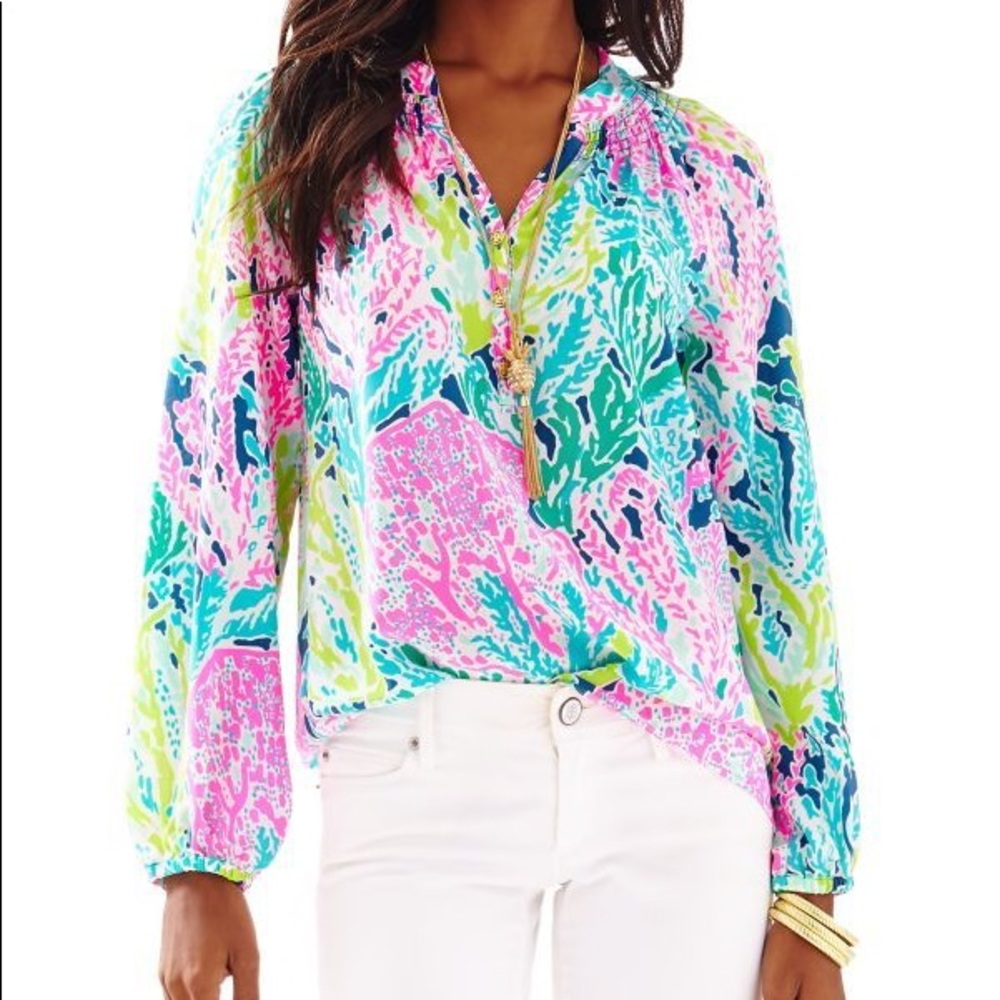 Lilly Pulitzer Elsa Indigo Let’s Cha Cha Medium